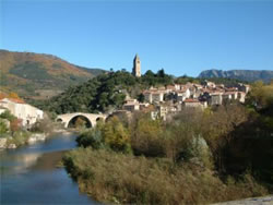 The village of Olargues